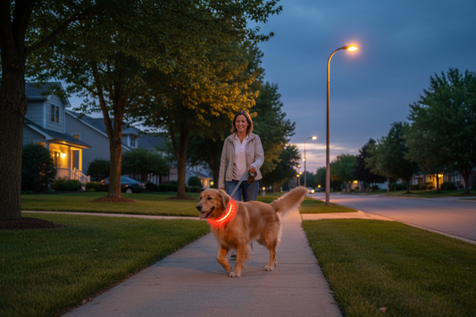 Collier Lumineux pour Chien : L'Accessoire Indispensable pour des Promenades Sécuritaires