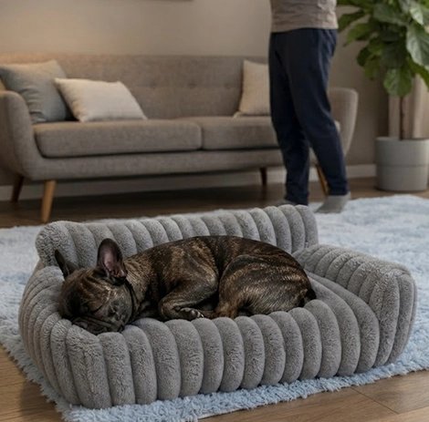 Canapé pour Chien avec Base antidérapante toutes saisons facile à nettoyer