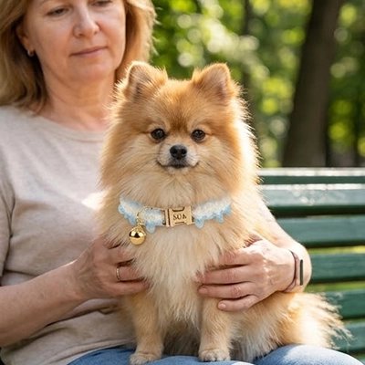 Collier Chien drapeu argentine