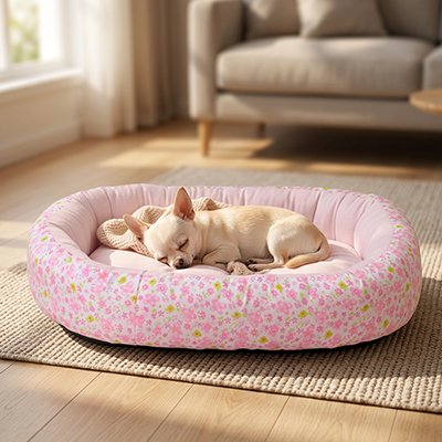Coussin Chien dormi paix