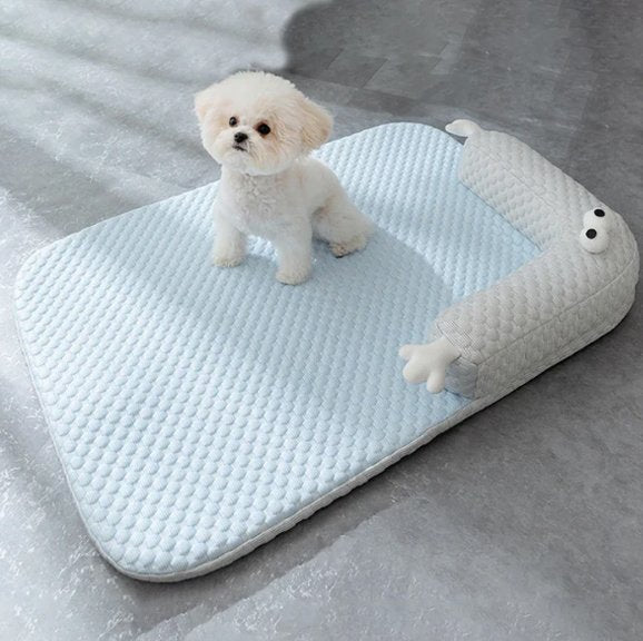 Coussin chien grande taille en tissu doux et moelleux