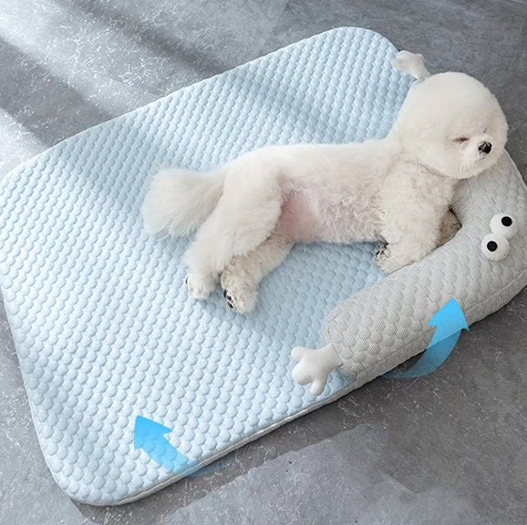 Coussin chien dormi traversin intégré 