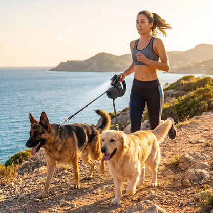 Laisse double pour Chien | Confort et Contrôle