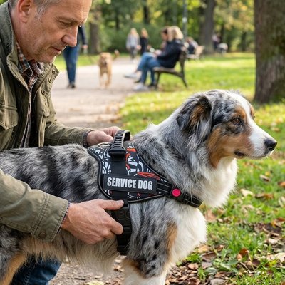 Harnais chien chic ajustable