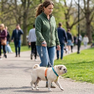 Harnais chien avec sangle ergonomique