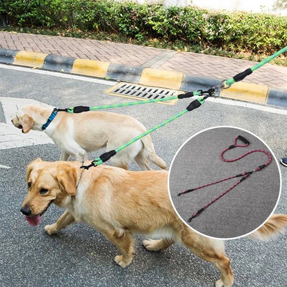 Laisse double pour chien confort optimal
