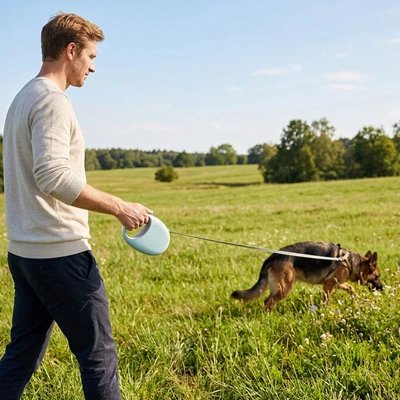 Laisse pour Chien pour sortie en plein air.
