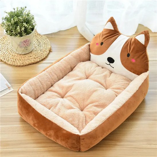 Panier chien chic avec eembourrage épais matelassé