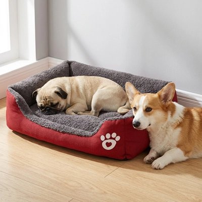 Panier Chien intérieur peluche douce