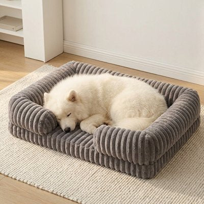Panier pour Chien dormi moelleux marron chocolat