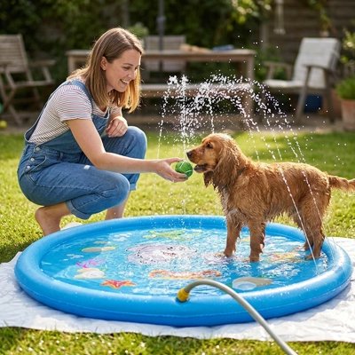 Piscine pour Chien avec jouets inclus