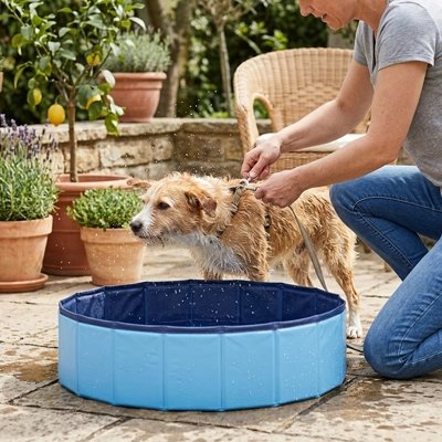 Piscine pour Chien bleu Résistance aux griffes