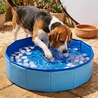 Piscine pour Chien Fond antidérapant