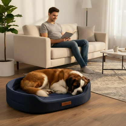 lit pour chien XXL Marc au salon lit